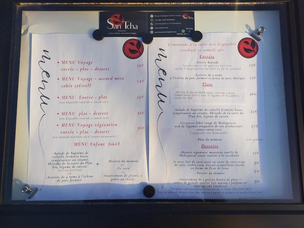 San Tcha - Menu Image 2